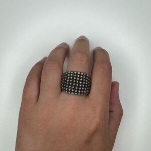 Vintage Stainless Steel Ring Size 8